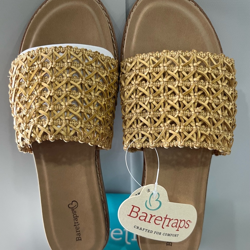 BareTraps Women's‎ Woven Nova Natural Sandals